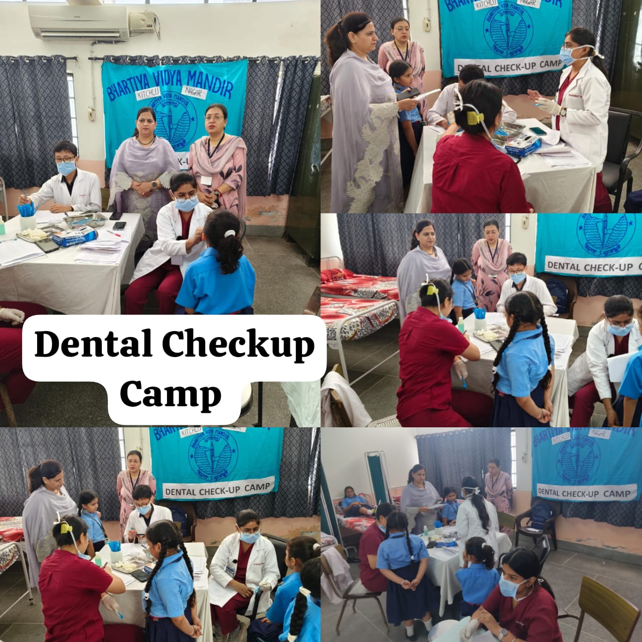 Caring For Smiles- Dental Check up Camp at BVM Kitchlu Nagar Ludhiana